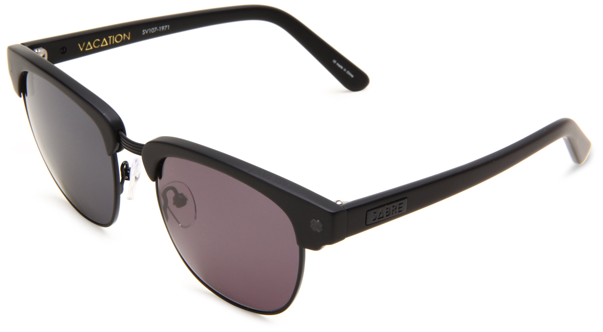 Sabre Vacation Semi-Rimless Polarized Sunglasses for Men & Women - UV400 Protection, Lightweight Comfort - Perfect for Beach, Driving, and Outdoor Activities