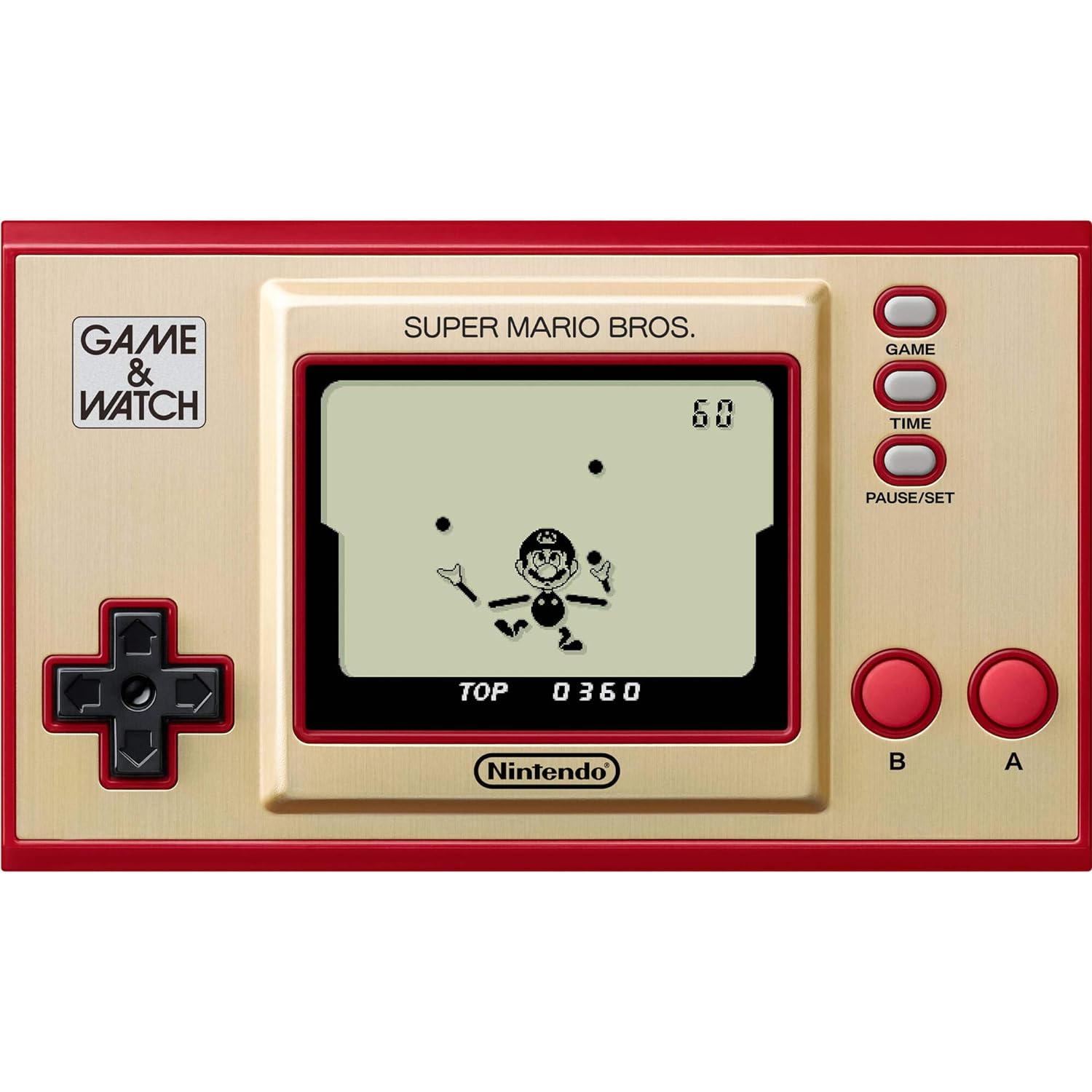 Game & Watch: Super Mario Bros - Portable Retro Gaming Console - Perfect for Travel, Gifts & Nostalgic Fun