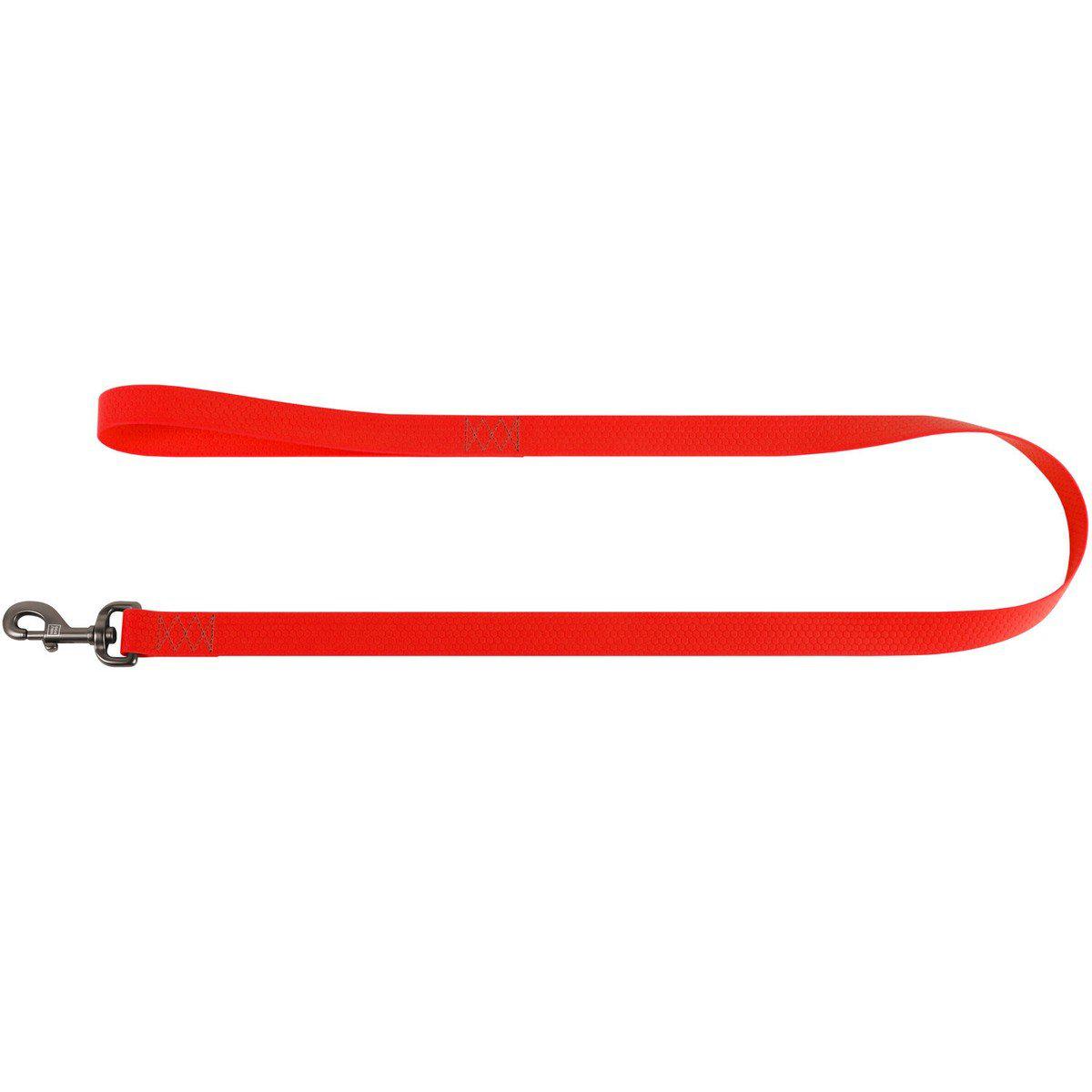 Durable Waterproof Dog Leash for Large & Small Dogs - Strong Reflective Nylon Pet Lead with Comfortable Handle (Red) - Perfect for Walking, Running, Hiking & Outdoor Adventures