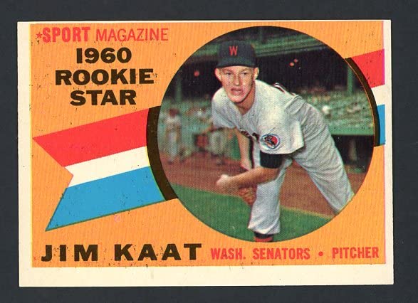 1960 Topps #136 Jim Katt Senators Baseball Card NR-MT - Vintage Collectible Sports Memorabilia - Perfect for Display, Trading & Investment
