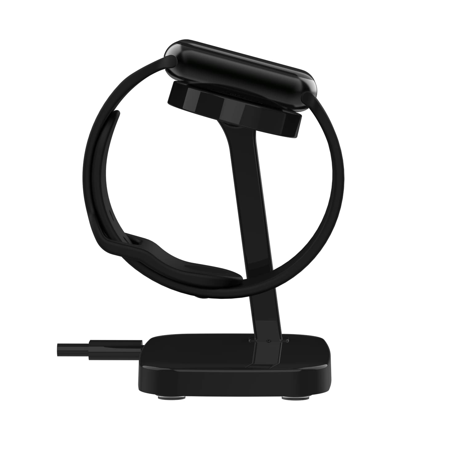 Balerion Magnetic Charging Dock for Apple Watch Series SE/7/6/5 - Fast Wireless Charger with Nightstand Mode - Perfect for Home, Office & Travel Accessories (Black)