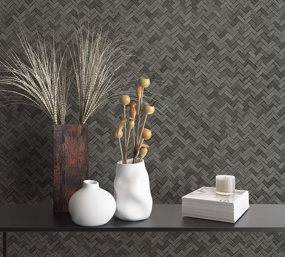 Botanica Herringbone Patterned Home Decor - Perfect for Living Room, Bedroom & Office Styling