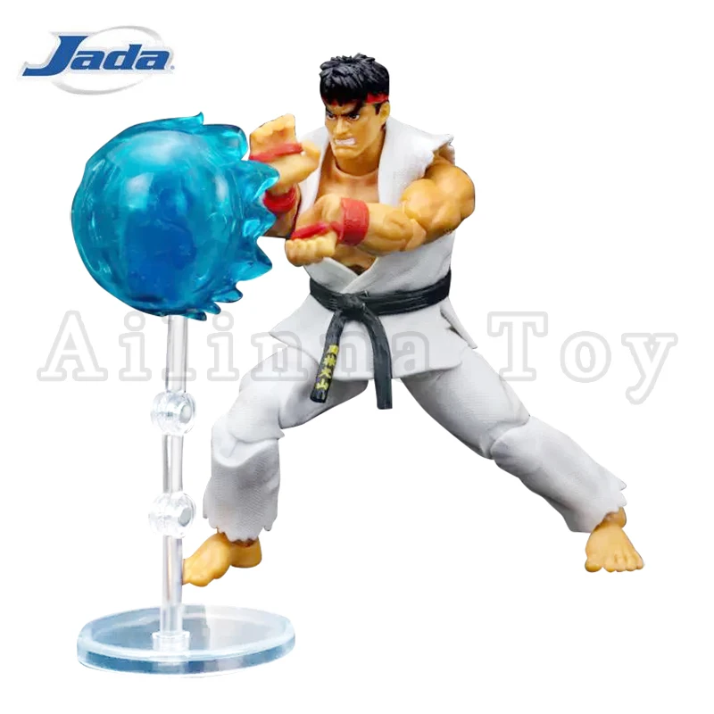 Jada Toys 1/12 Scale 6-Inch Ultra Street Fighter II Action Figure - Ryu Collectible for Gamers & Fans | Perfect for Display, Gifts & Cosplay