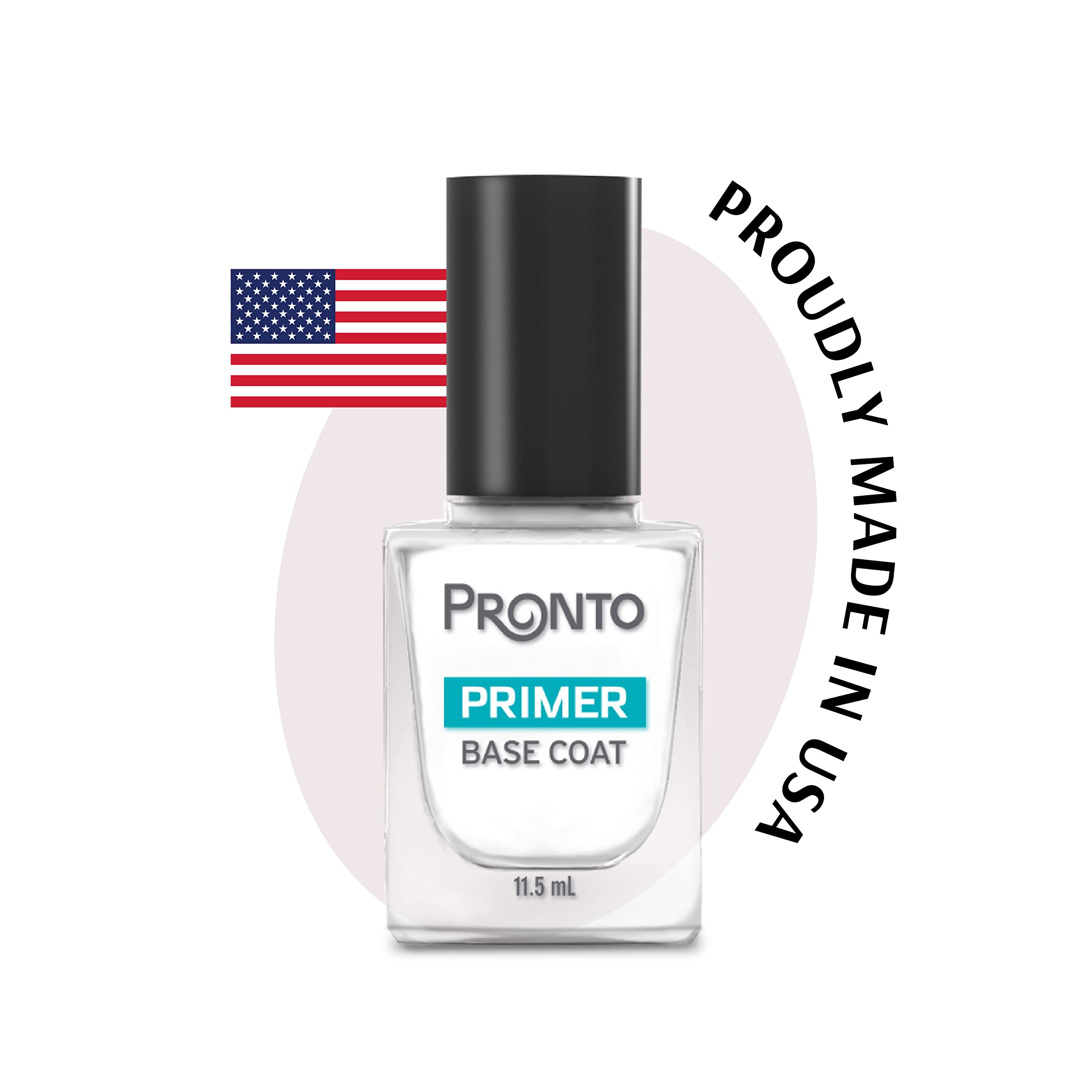 Pronto Hydrating Treatment & Base Coat - Keratin Nail Polish Primer for Stronger Nails | Perfect for Manicures, Nail Care & At-Home Nail Treatments