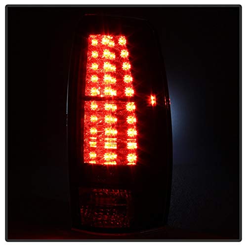Spyder Auto 5032461 LED Tail Lights Black/Clear - High-Performance Brake Lights for Trucks & SUVs