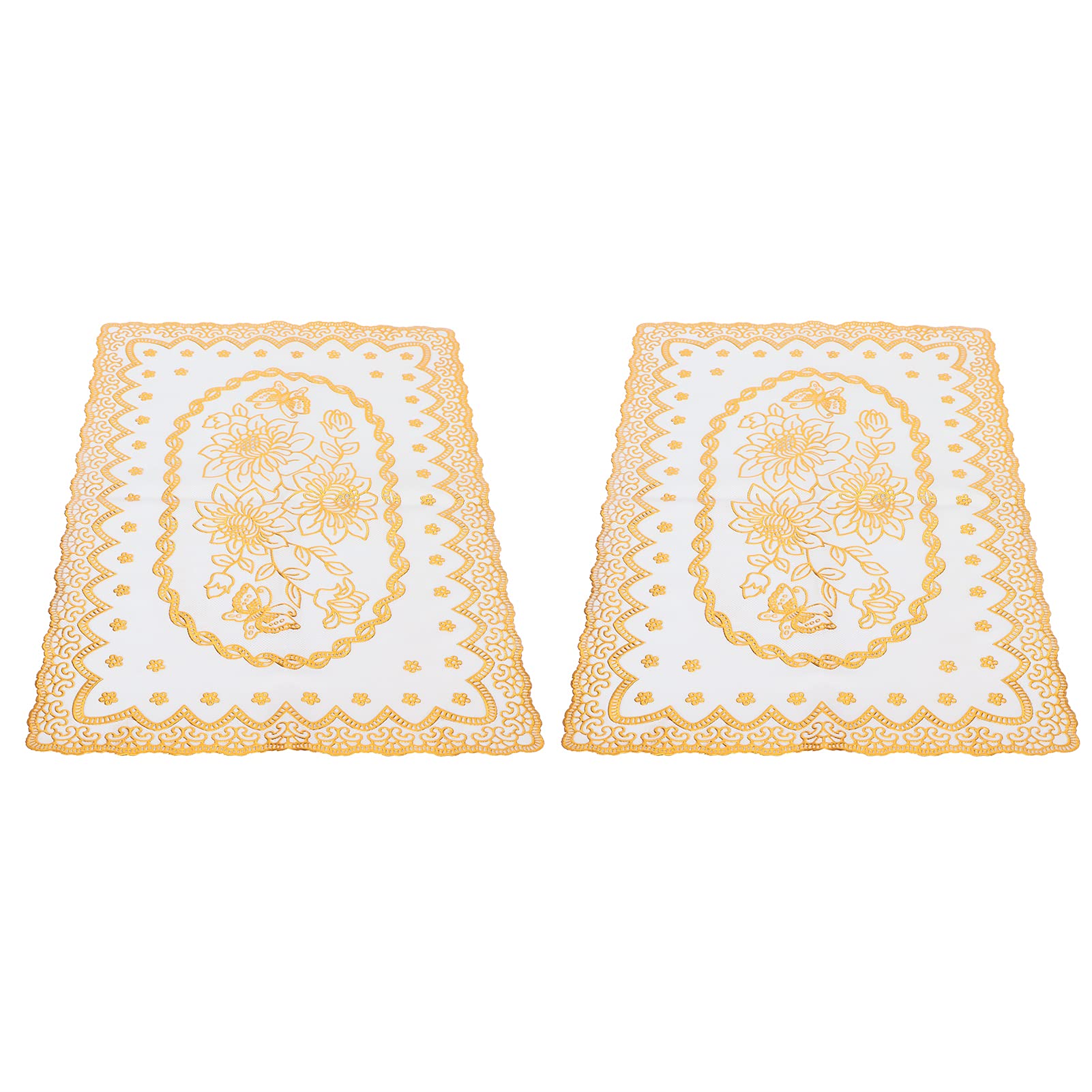 Non-Slip Drink Mats - Waterproof & Heat-Resistant Placemats for Kitchen, Dining Table, Wedding, Housewarming (Set of 4, Square Pattern) - Perfect for Restaurants, Hotels & Home Decor