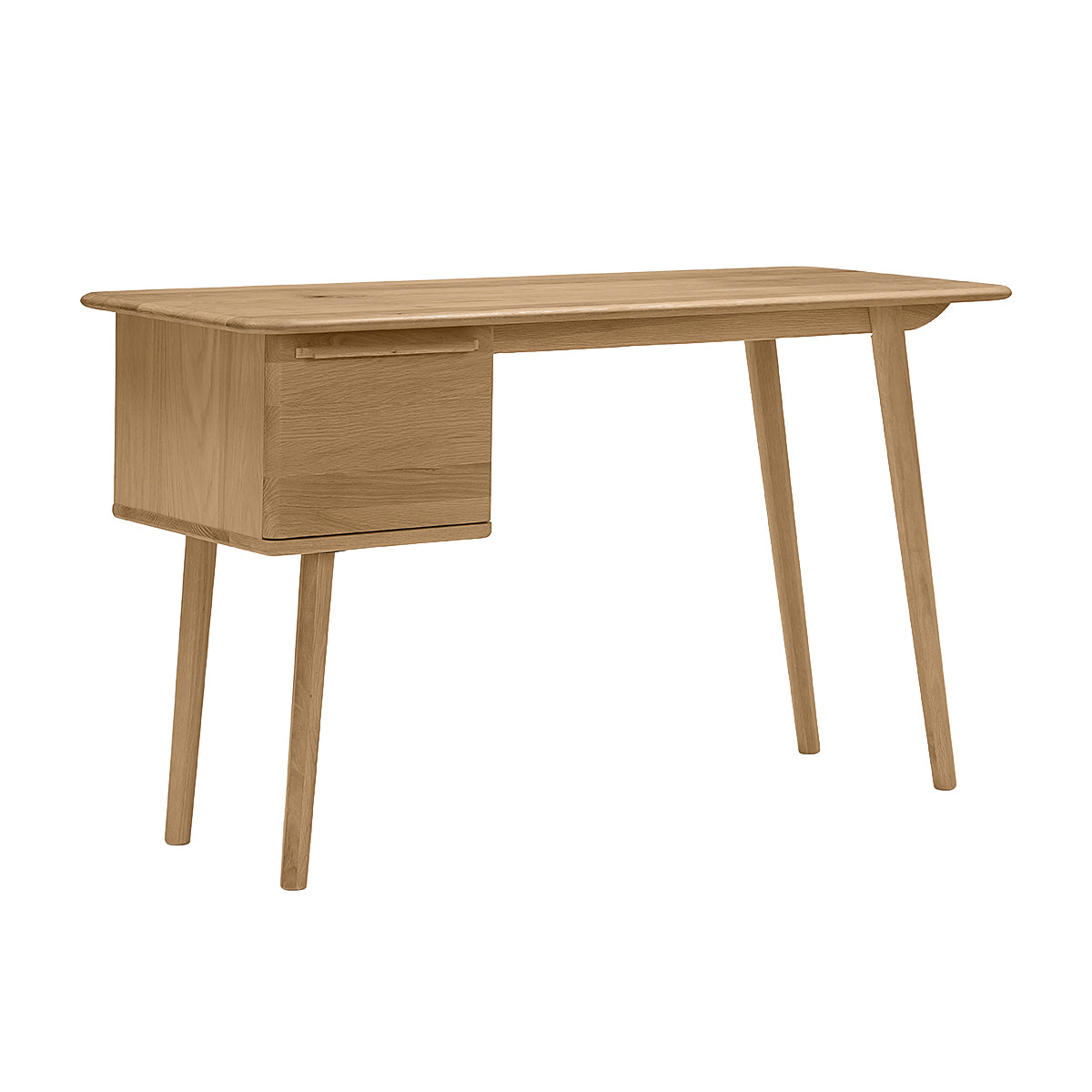 Lancaster Desk - Modern Home Office Desk with Storage, Wooden Writing Desk for Small Spaces | Perfect for Remote Work, Study & Home Office Setup