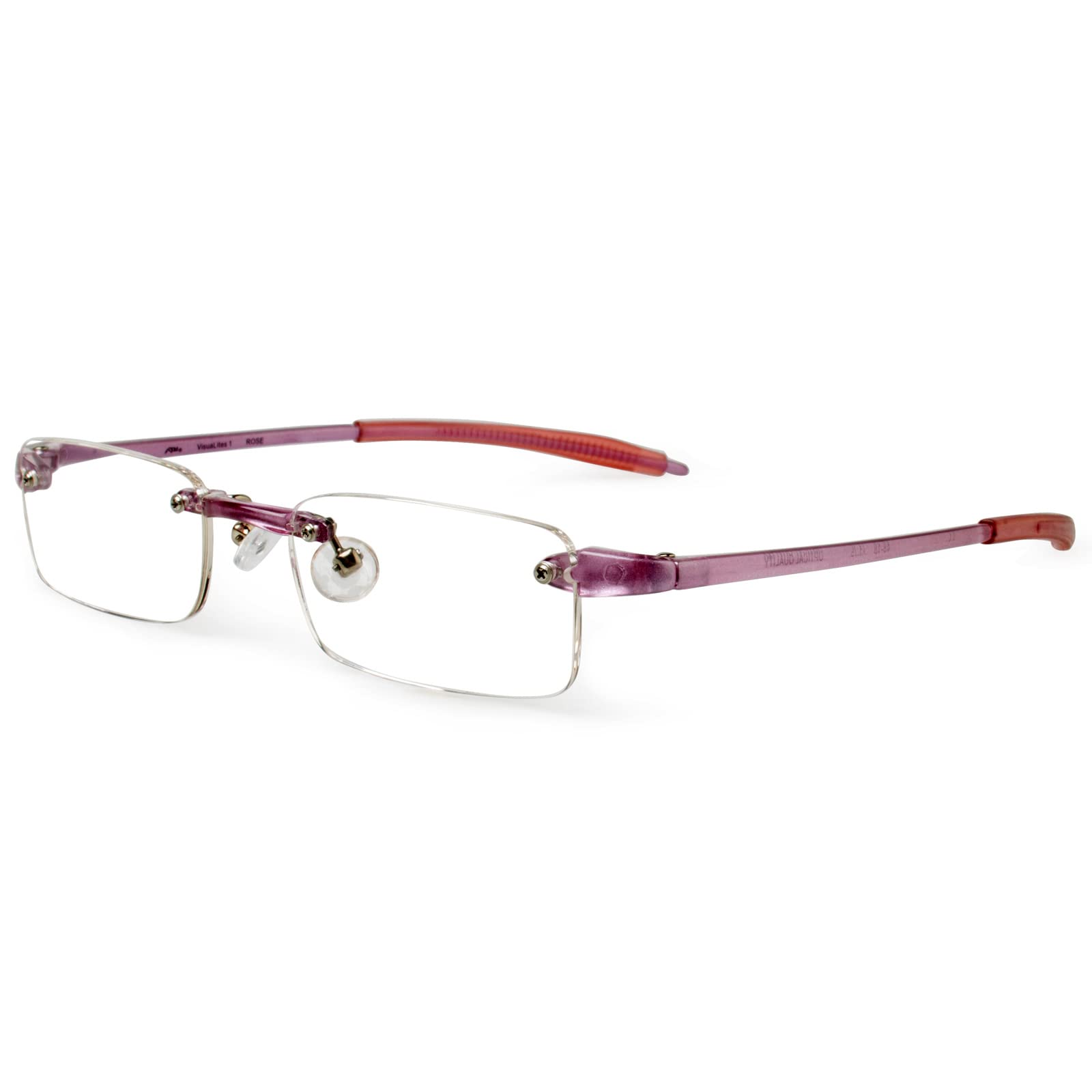Lightweight Rimless Reading Glasses for Men and Women - VIS 1 Model - Perfect for Reading, Computer Work & Everyday Use