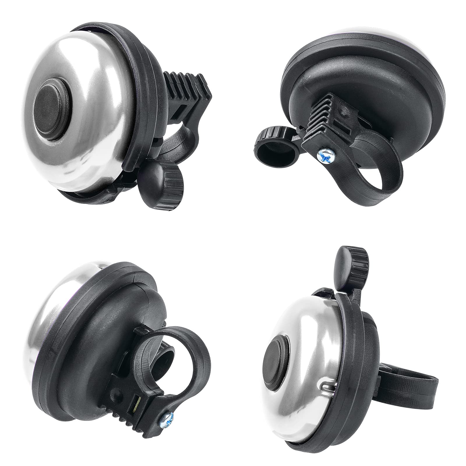 Vintage Bike Bell - Durable Aluminum Bicycle Bell with Loud & Clear Ringing Sound for Adults & Kids - Perfect for City Commuting, Mountain Biking & Cycling Safety