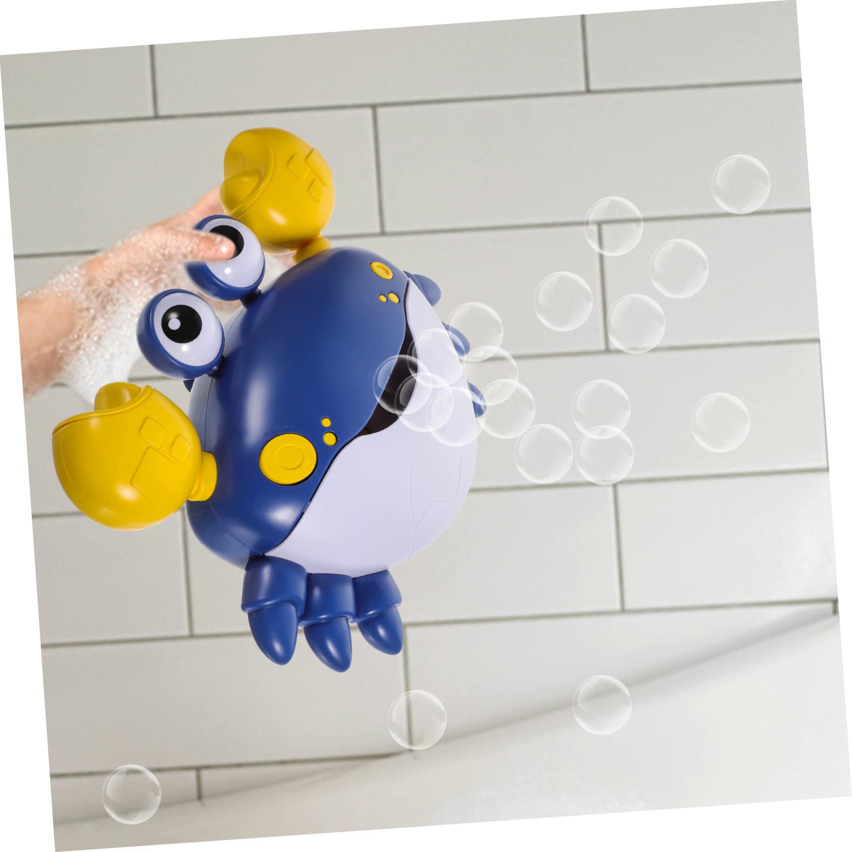 iFundoM 2-Pack Crab Bubble Blower Machine - Singing Bubble Maker for Kids, Bathtub & Shower Toy with Fun Music - Outdoor/Indoor Bubble Party, Birthday Gift, Pool Playtime