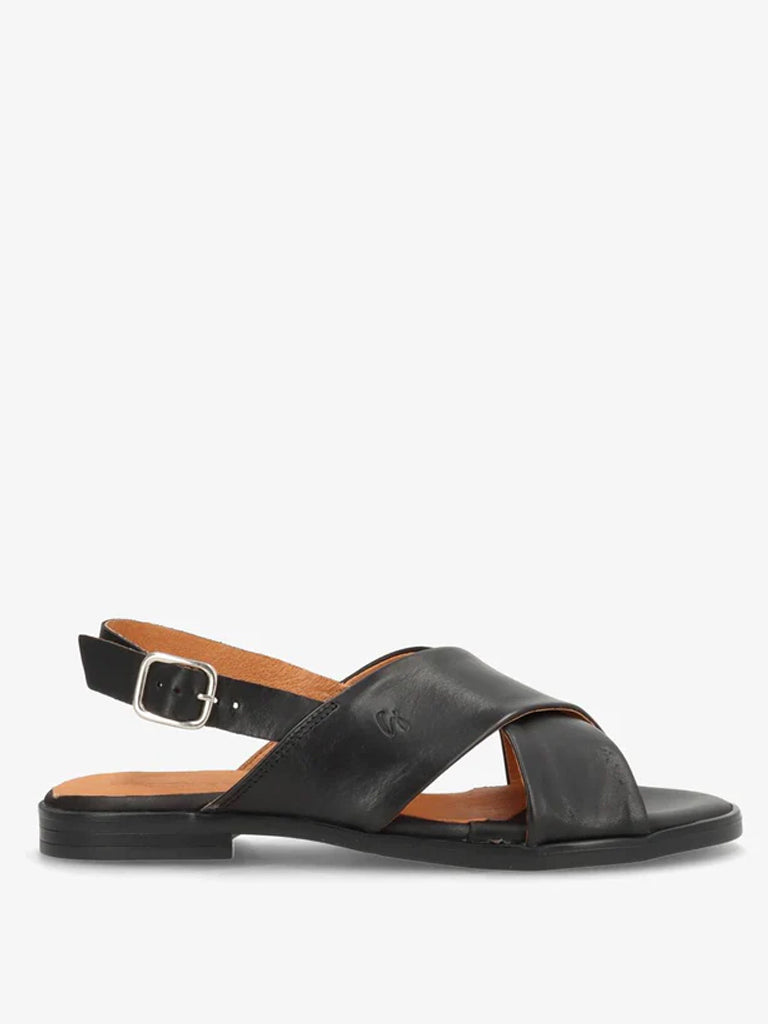 Shoedesign Copenhagen Nicola Black Sandals for Women - Comfortable & Stylish Summer Footwear for Beach, Travel & Casual Outings