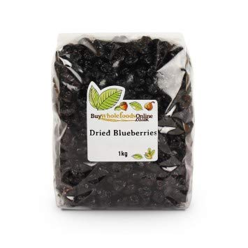 Premium Organic Dried Blueberries 2.2lb (1kg) - Non-GMO, No Sugar Added, Gluten Free - Perfect for Baking, Snacking & Healthy Breakfast Toppings