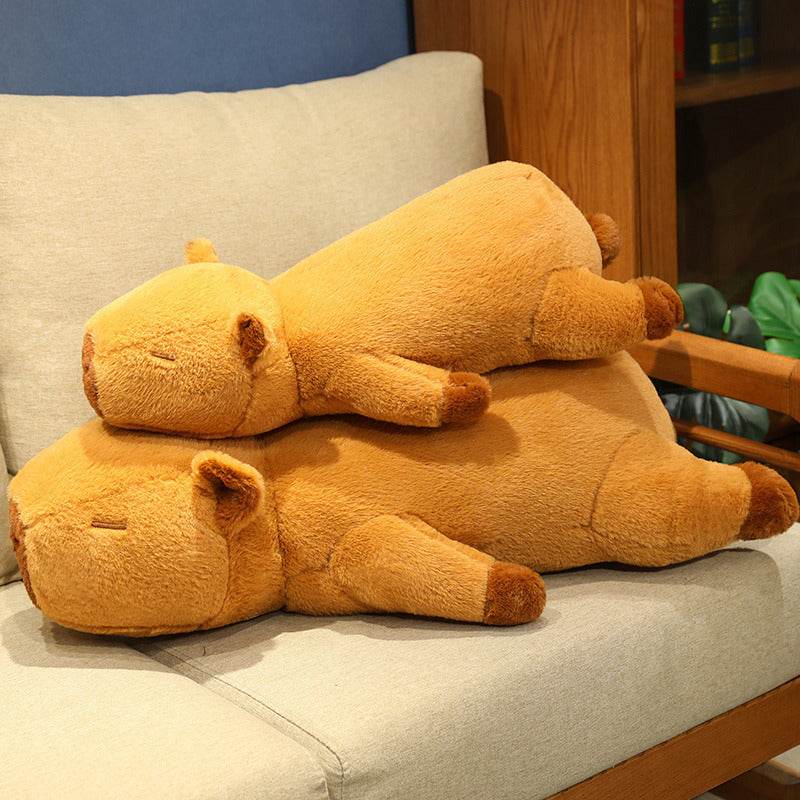 Cute Giant Capybara Plush Toy - Super Soft Squishy Stuffed Animal for Kids & Adults | Perfect for Cuddling, Room Decor, and Stress Relief