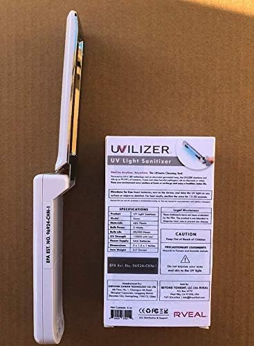 UV-C Light Sanitizer for Home - Portable Ultraviolet Disinfection Device | Kills 99.9% Germs, Bacteria & Viruses | Perfect for Phones, Keys, Baby Items & Travel Essentials