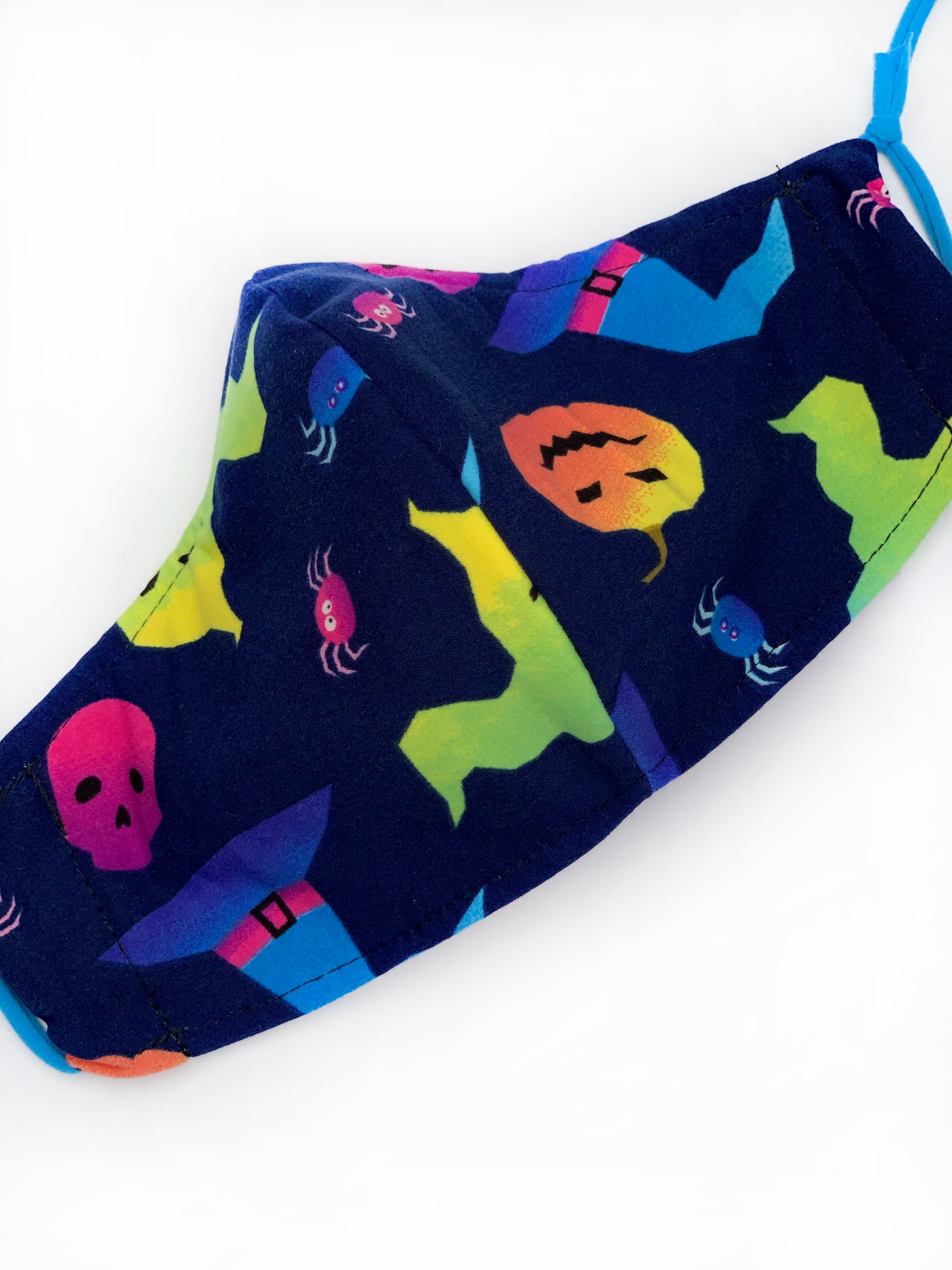 Goblins and Ghouls Halloween Face Mask - Reusable & Breathable for Costume Parties, Trick or Treating, and Spooky Events