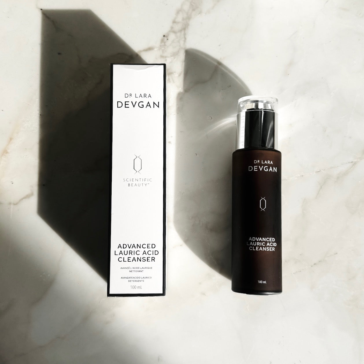 Dr. Devgan Advanced Lauric Acid Facial Cleanser - Gentle Foaming Face Wash for Acne-Prone & Sensitive Skin | Perfect for Morning & Night Skincare Routine