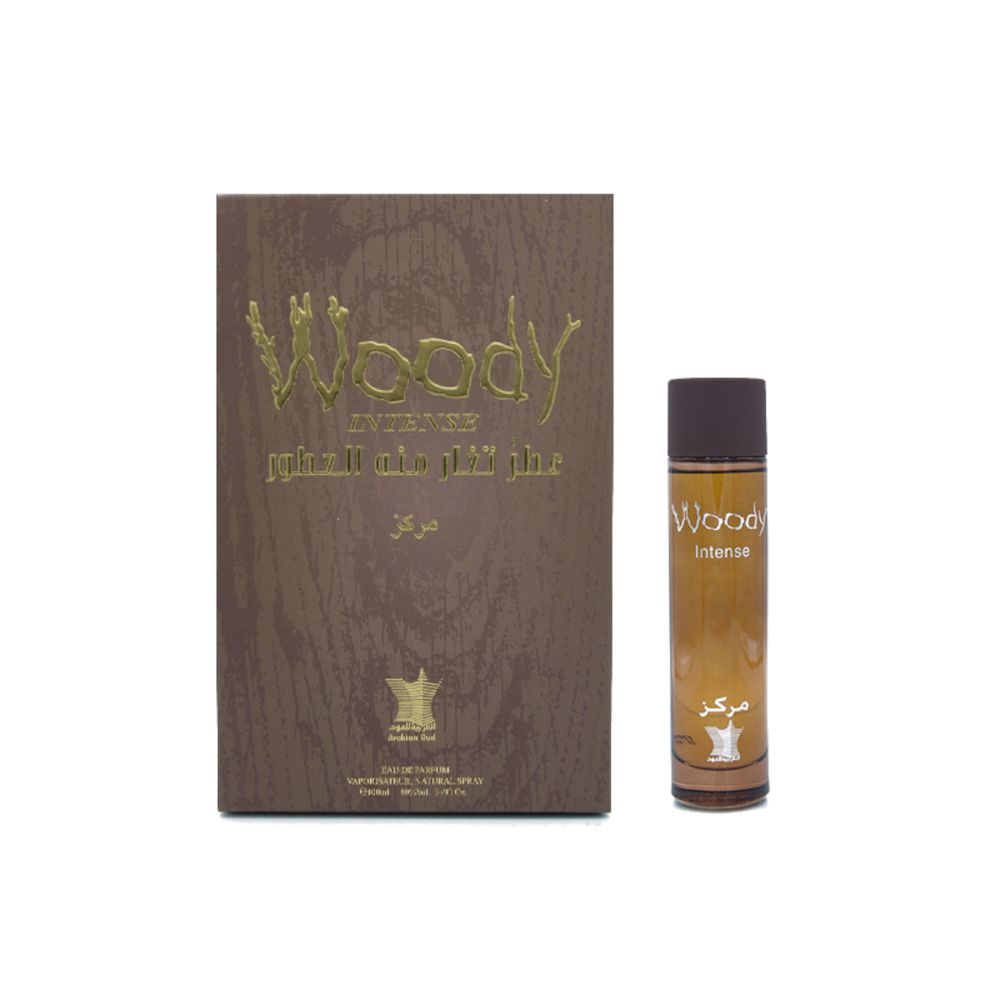 Woody Intense Eau de Parfum for Men - 3.4 oz/100ml Long-Lasting Fragrance - Perfect for Date Night, Office & Special Occasions