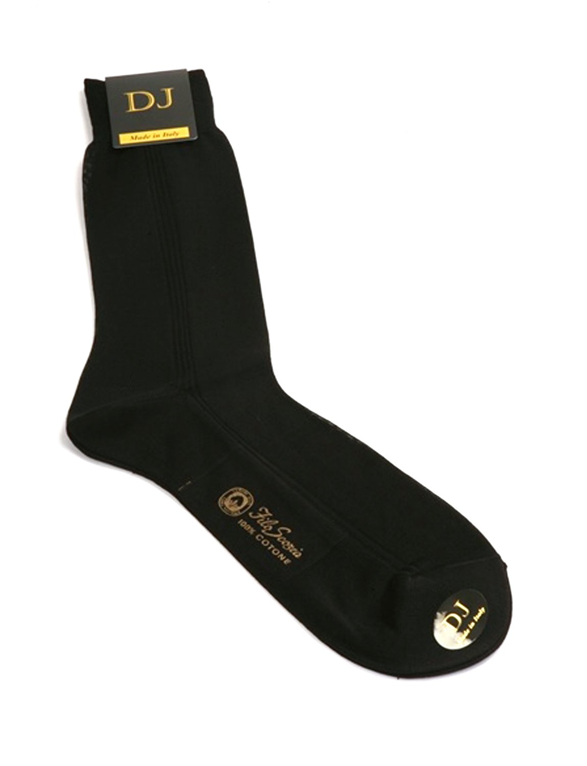 Daniel Jacob Men's 12-Pack 100% Cotton Breathable Comfort Socks - Soft Panel Design for Everyday Wear, Work & Sports