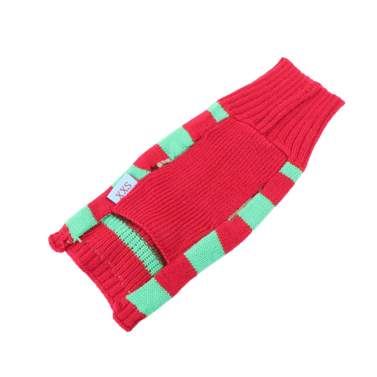 Baluue Christmas Pet Sweater - Cozy Santa Claus Costume for Dogs & Cats - Festive Holiday Winter Clothes for Pet Parties & Family Gatherings - Red Pet Apparel for Christmas Photos & Indoor Celebrations