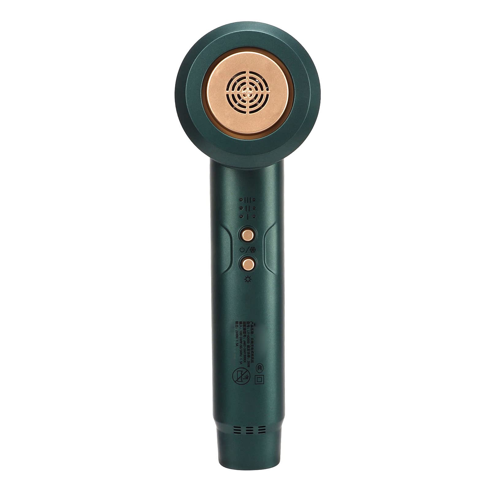 Cordless Hair Dryer - Rechargeable Handheld Blow Dryer with 2 Speed Settings (Hot & Cold Wind), 100-240V Universal Voltage, Includes Wall Mount Holder - Perfect for Travel, Camping & Outdoor Adventures