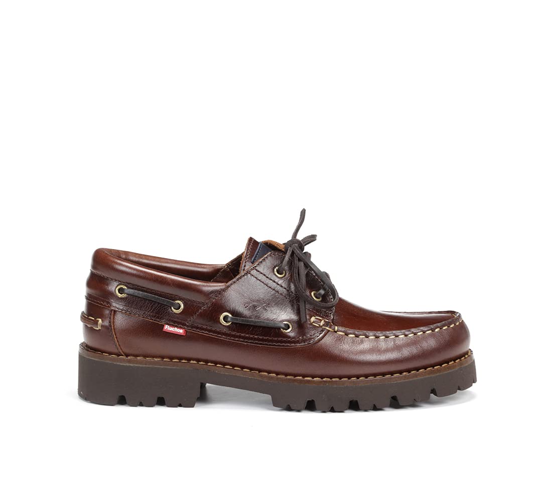 Fluchos Men's Richfield Nautical Boat Shoes - Comfortable Slip-On Deck Shoes for Men | Perfect for Sailing, Boating & Casual Wear