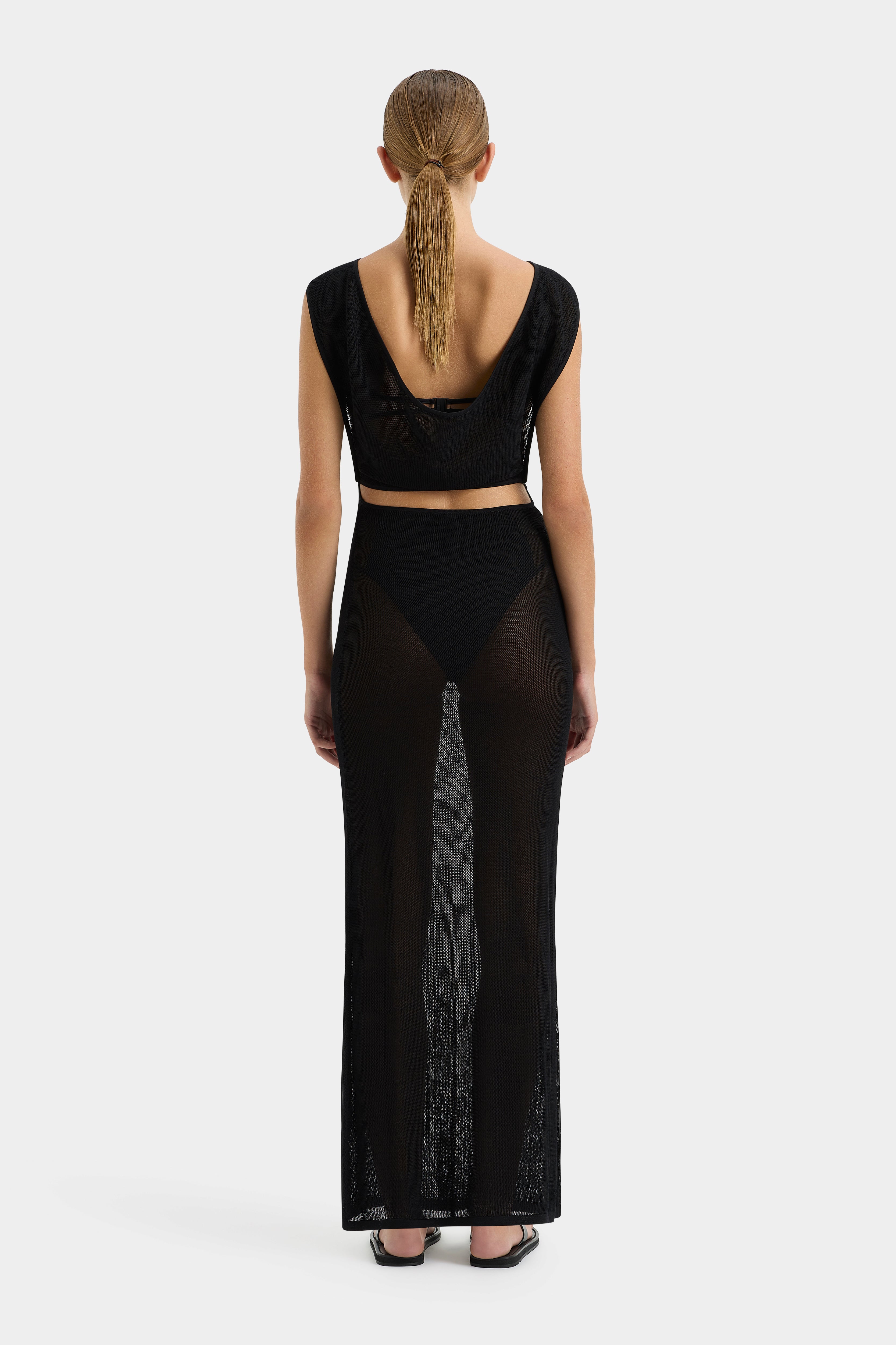 Elegant Coastline Tie Dress for Women - Stylish Summer Flowy Midi Dress with Adjustable Waist Tie - Perfect for Beach Vacations, Date Nights & Casual Outings