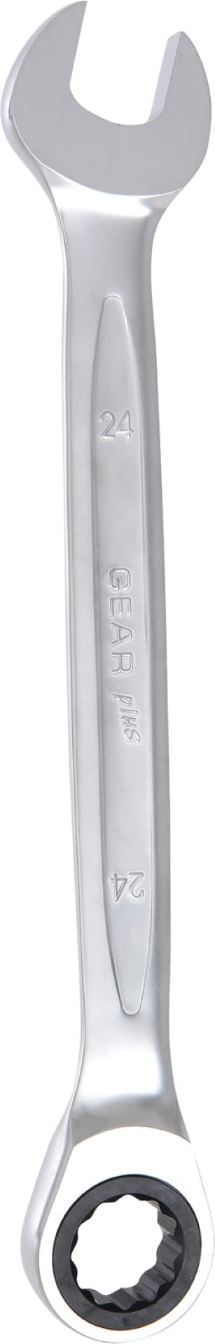 KS Tools 5034624 Ratcheting Spanner 24mm - GEARplus Reversible for Auto Repair