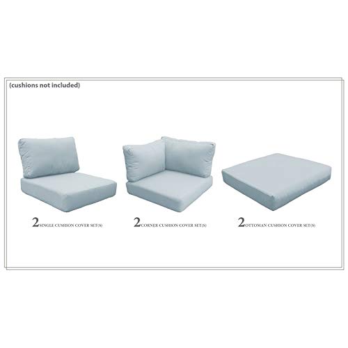 TK Classics Spa Cover Set for FLORENCE-07a Hot Tub - Durable Replacement Cover (Cushions Not Included) - Perfect for Outdoor Relaxation & Backyard Spas
