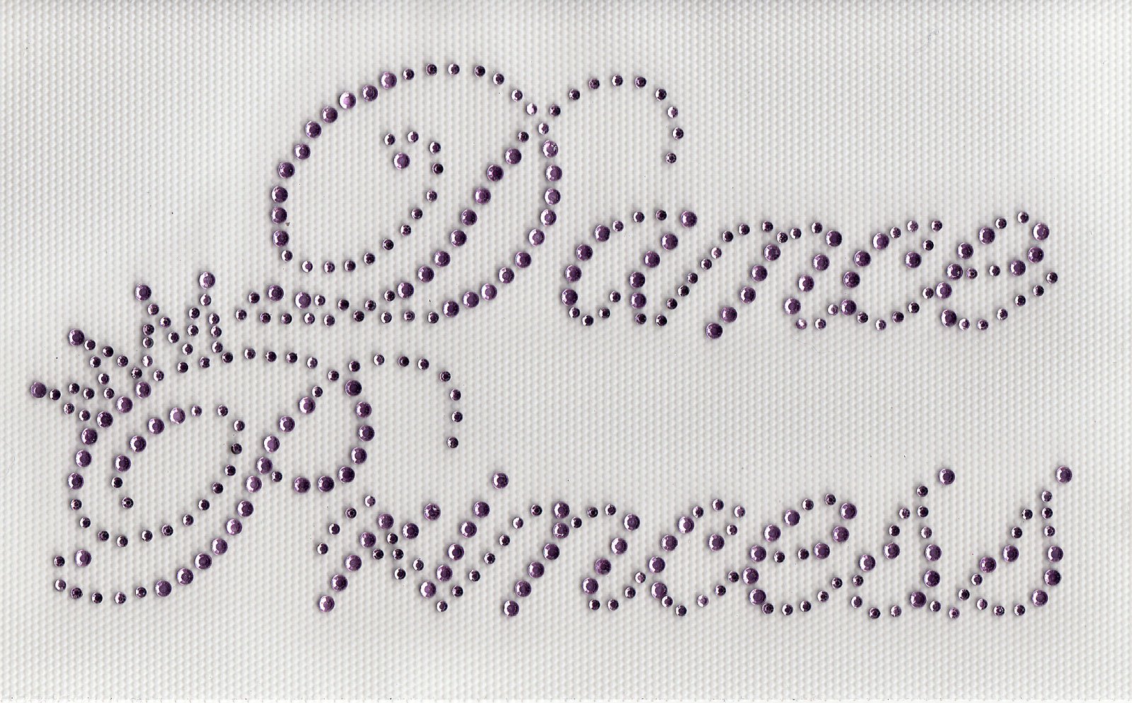 Dance Princess Iron-On Hot Fix Rhinestone Transfers - Light Pink for Dance Costumes, DIY Crafts & Fashion Accessories