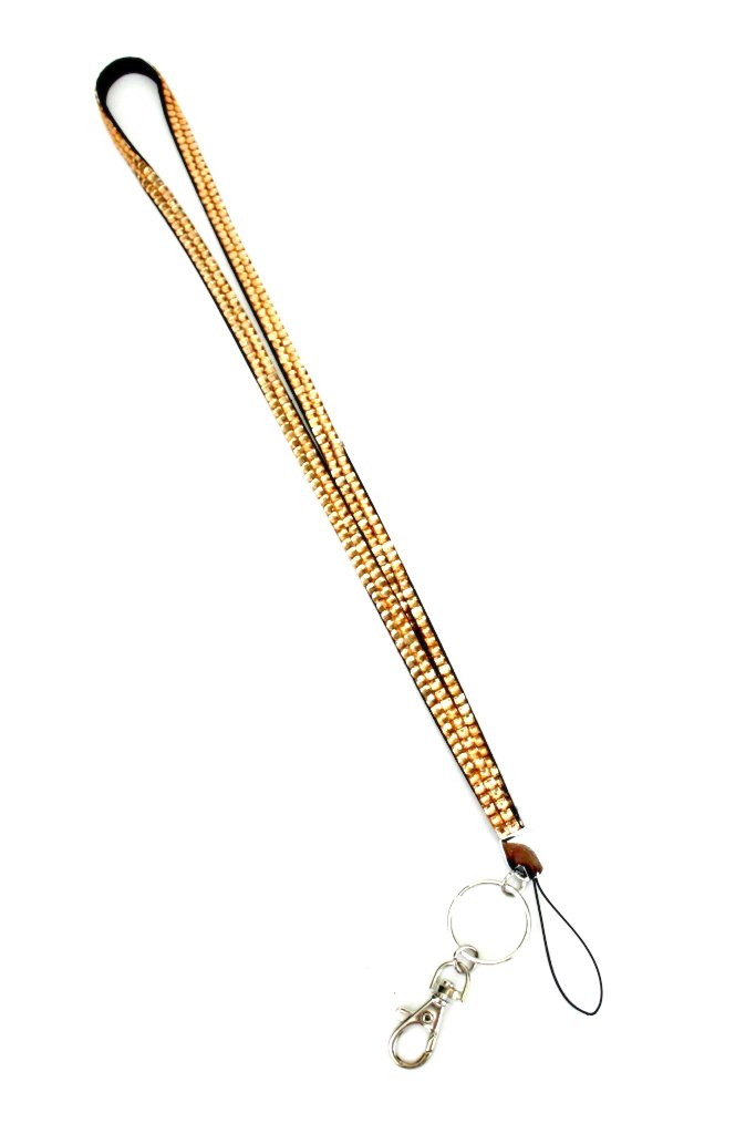 Colored Rhinestone Lanyard with ID Holder & Keychain - for Nurses, Doctors, Students