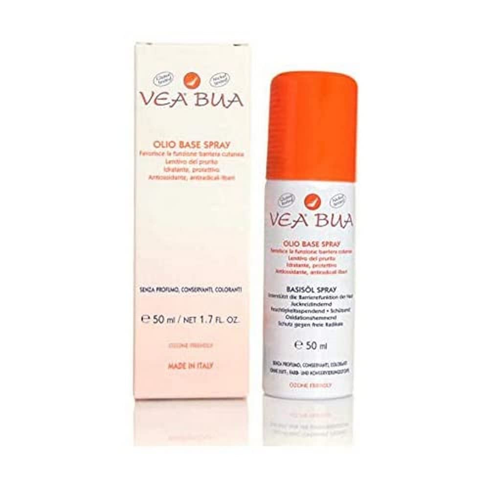 Bua Base Oil Spray 50ml - Professional Hair Styling & Heat Protection for Smooth & Shiny Hair - Perfect for Salon, Home Use & Travel