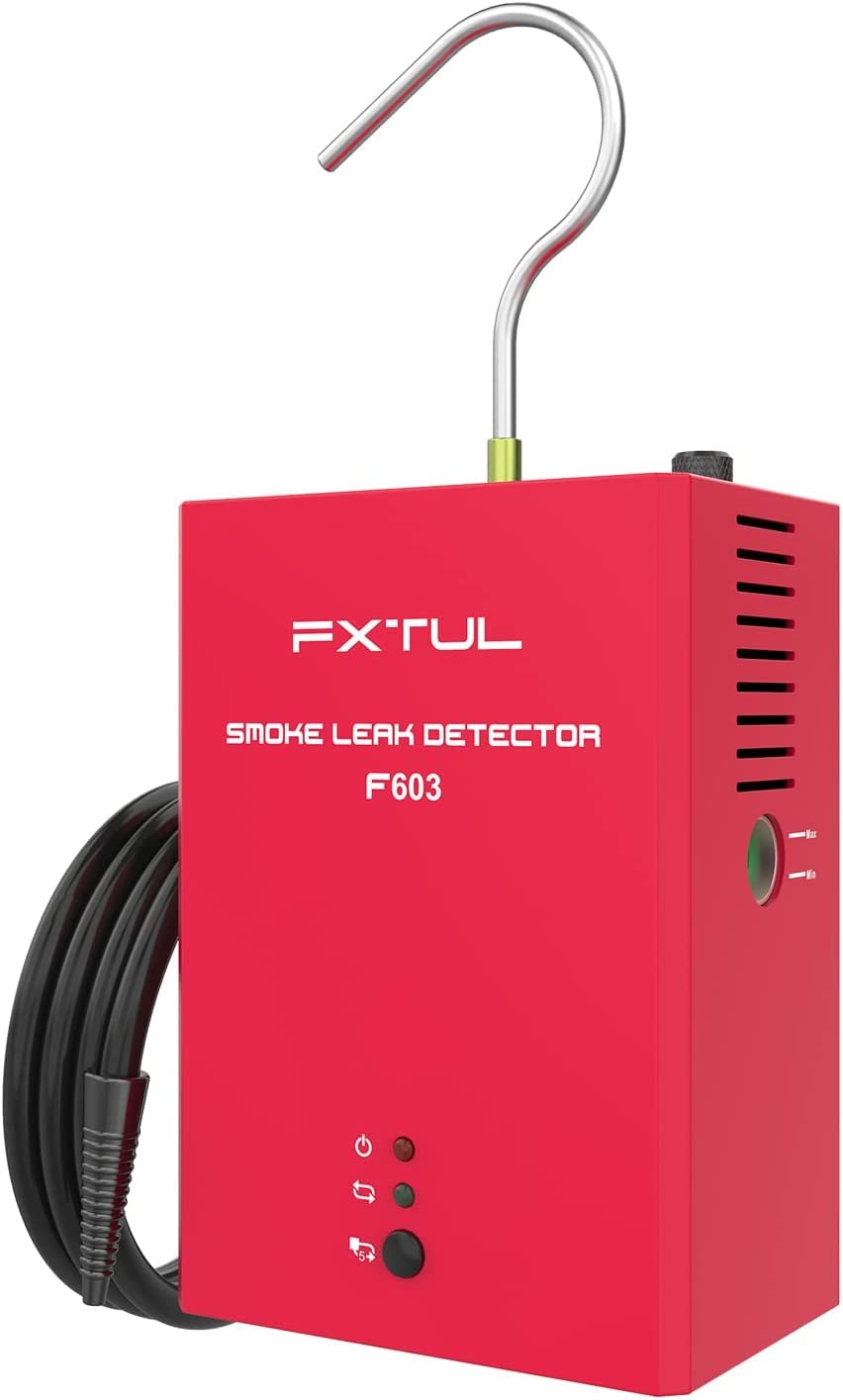 FXTUL 12V Dual-Mode Automotive EVAP Smoke Machine - Fuel Leak Detector & Vacuum Leak Tester for Cars, Motorcycles, ATVs, Snowmobiles & Light Trucks | Diagnose Engine Leaks Quickly & Easily in Your Garage or Auto Shop