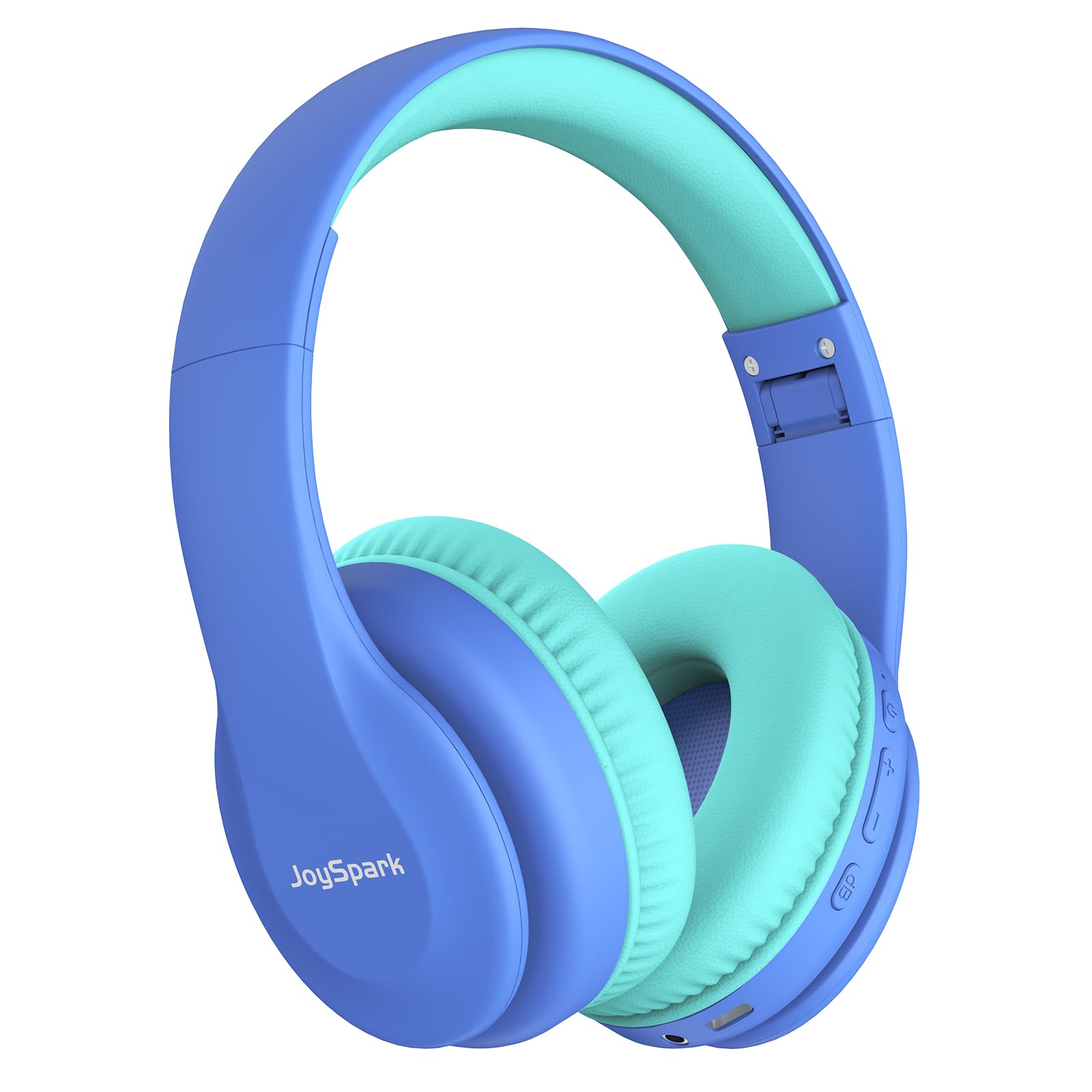 **Kids Wireless Bluetooth Headphones with Volume Limit (85/94dB) - 60H Playtime, Bluetooth 5.3, Built-in Mic, Lightweight Over-Ear Design for Toddlers & Children - Perfect for School, Travel & Online Learning (Blue)**
