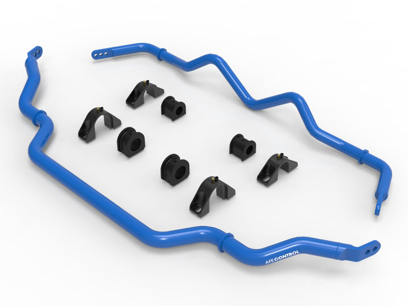 aFe 16-21 Infiniti Q50 Q60 3.0L TT Front & Rear Sway Bar Kit - Blue Performance Upgrade for Better Handling & Cornering | Perfect for Street Racing & Track Days