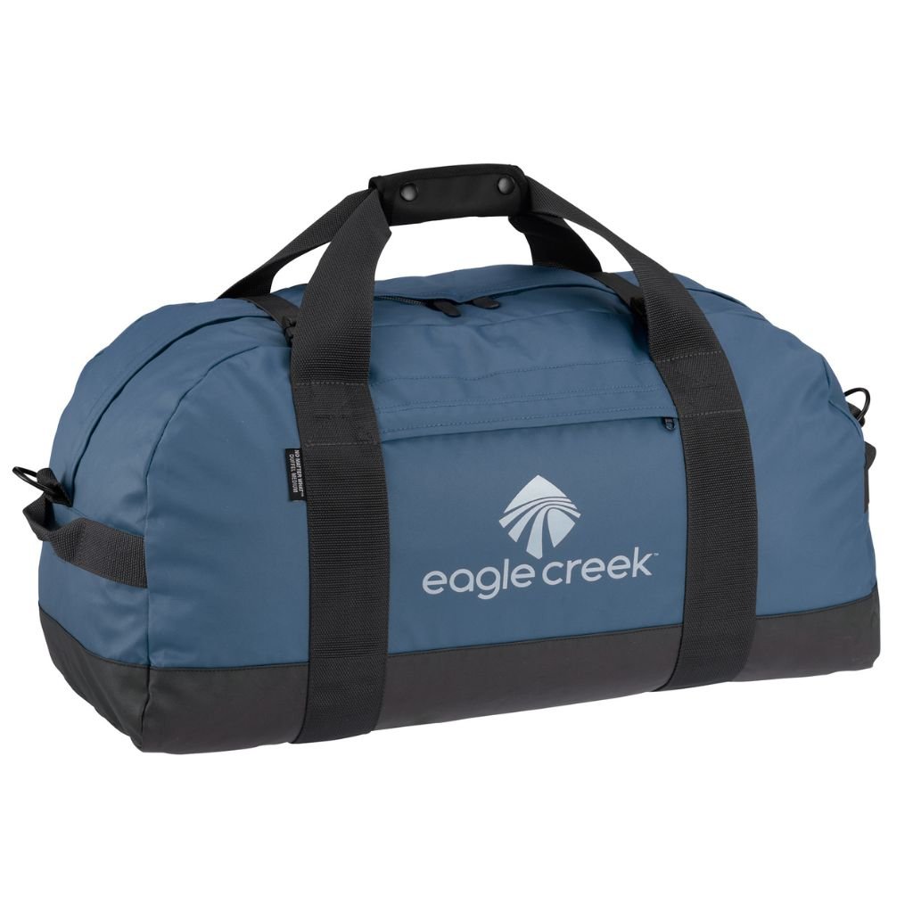 Eagle Creek No Matter What Medium Duffel Bag - Water-Resistant Travel Duffel for Gym, Camping & Weekend Trips - Atlantic Blue
