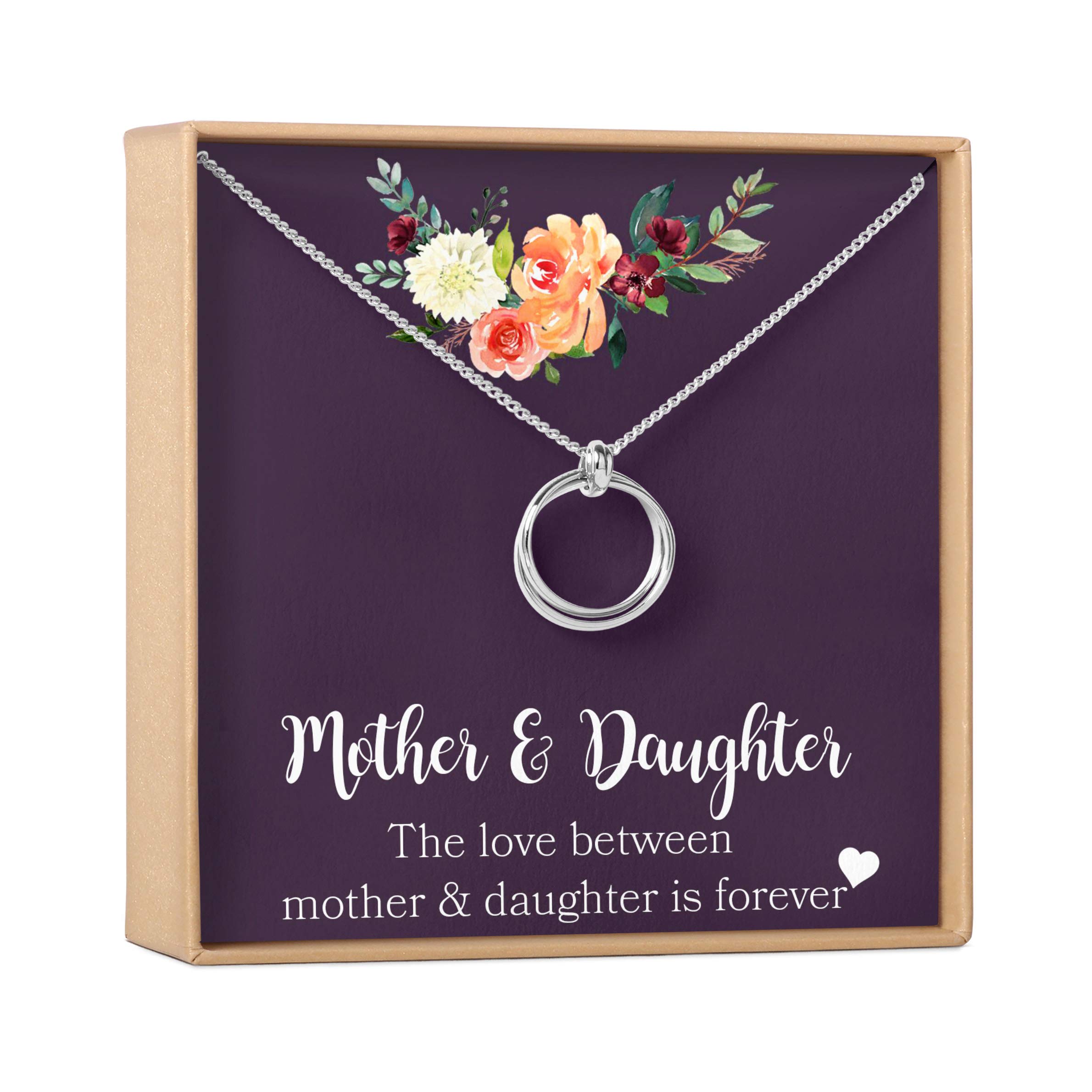 Mother Daughter Necklace Set - Sterling Silver Heart Pendant Jewelry Gift for Birthday, Christmas, Anniversary | Perfect for Family Bonding & Special Occasions