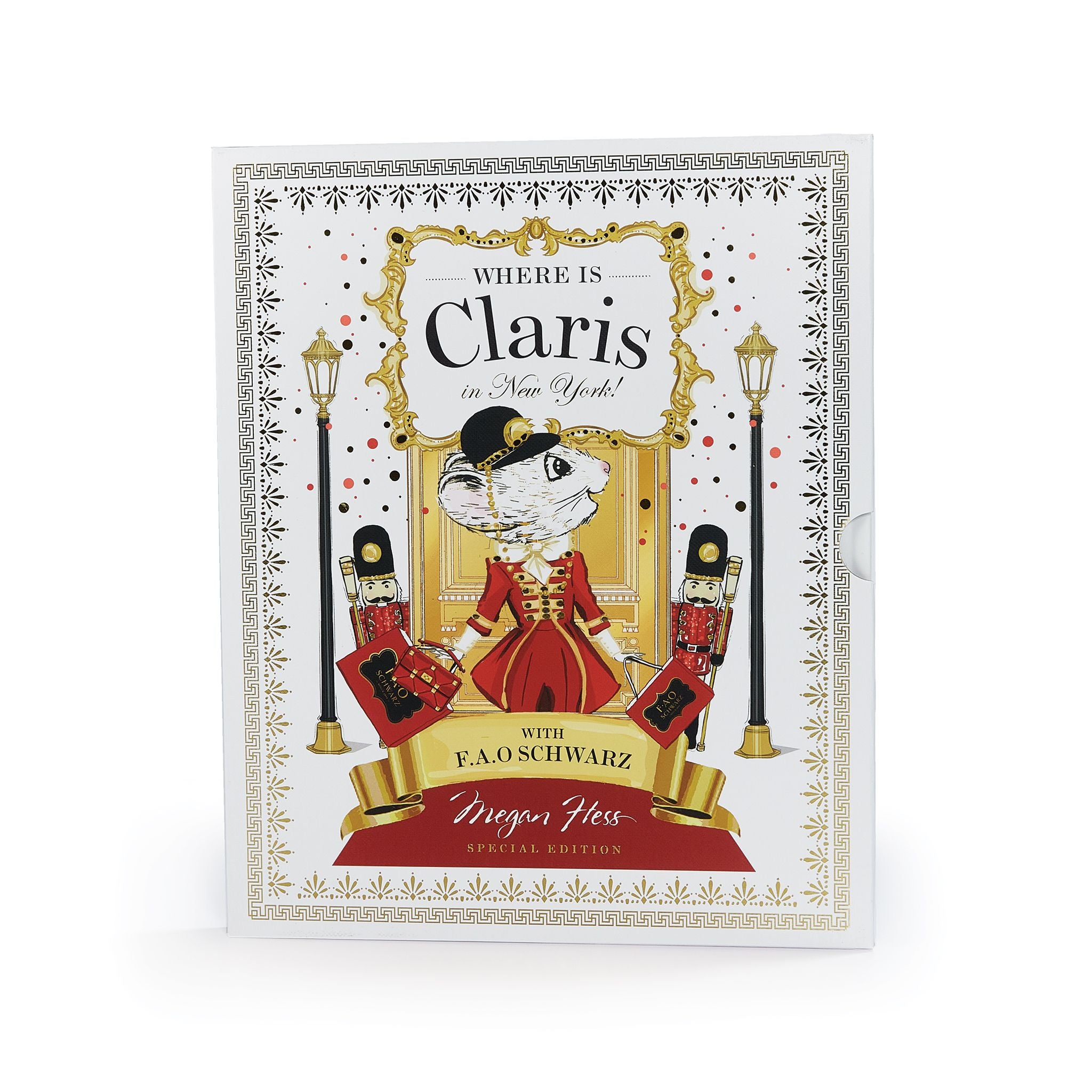 Claris The Mouse: Where is Claris In New York & FAO Schwarz Toy Soldier Plush Book Bundle - Perfect Gift for Kids, Storytime & Collectible Plush Lovers