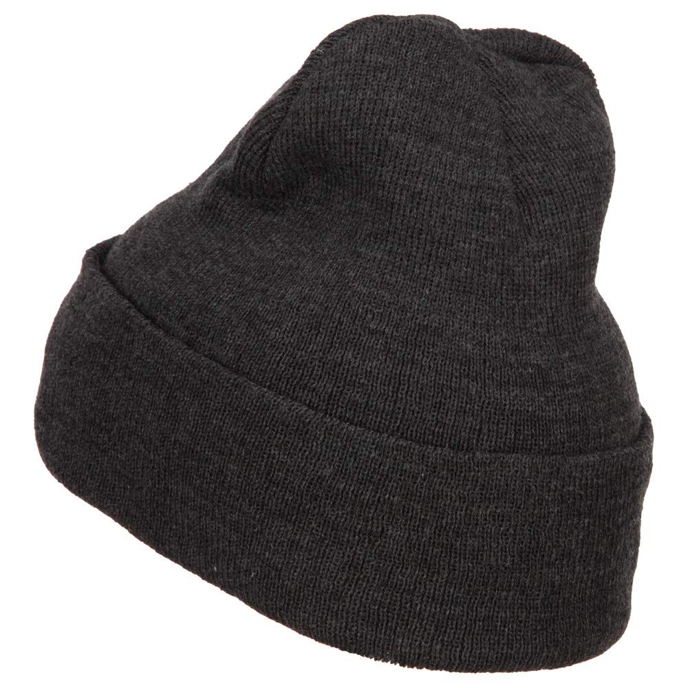 Mini Broken Heart Embroidered Long Beanie - Winter Warm Knit Hat for Women & Men - Perfect for Cold Weather, Outdoor Activities, and Fashion Accessories