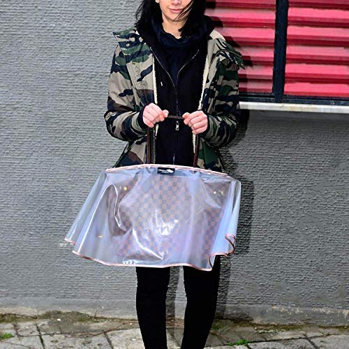 Waterproof Rain Cover for Designer Handbags, Tote Bags & Purses - Small, Medium, Large Sizes - Protect Luxury Bags from Rain & Bad Weather (Perfect for Travel, Commuting & Outdoor Events)
