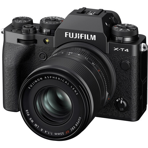Fujifilm FUJINON XF 33mm F1.4 R LM WR Lens - Fast Aperture Prime Lens for Fuji X-Mount Cameras, Weather-Resistant for Outdoor Photography & Portraits