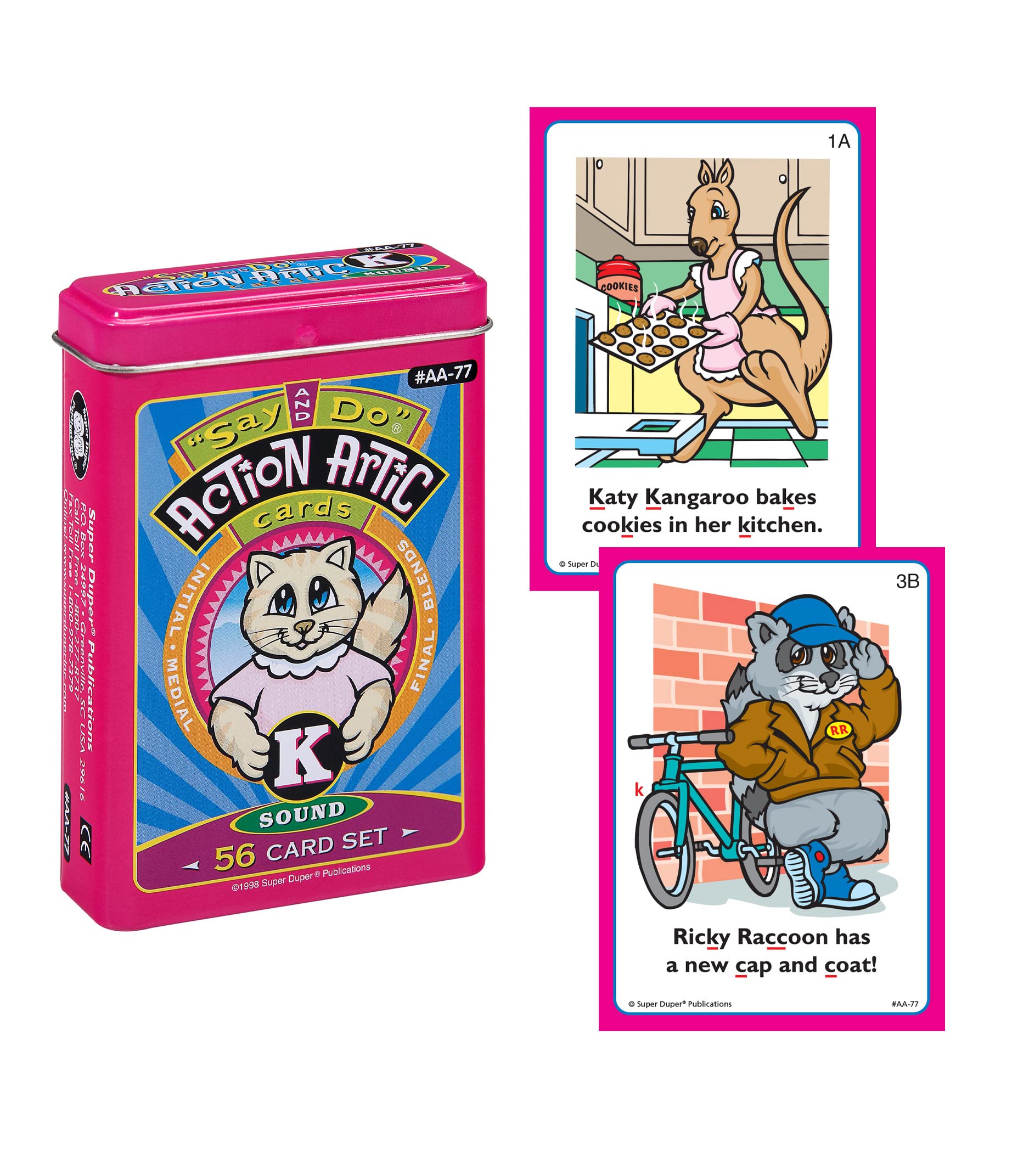 Super Duper Publications Say and Do® Action Articulation Bundle – 10 Sound Flash Cards for Vocabulary & Language Development | Speech Therapy & ESL Learning Materials | Classroom & Homeschool Educational Games
