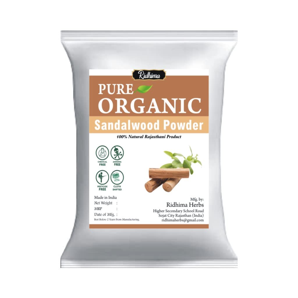100% Pure Sandalwood Powder for Skin Care & Nourishment - 100g | Natural Face Mask Ingredient, Ayurvedic Beauty Treatment, DIY Skincare Recipes