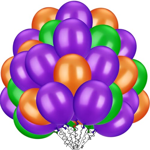 Orange, Purple, Green