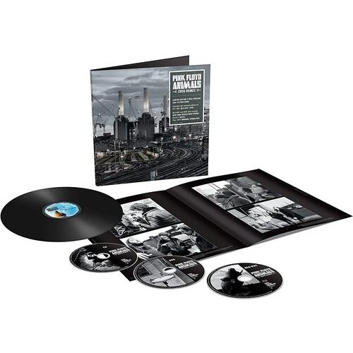Animals (2018 Remix) Deluxe Limited Edition Vinyl LP + CD + Blu-ray + DVD - Pink Floyd Collector's Item for Music Lovers & Audiophiles - Perfect for Home Listening, Gifts, and Vinyl Collections