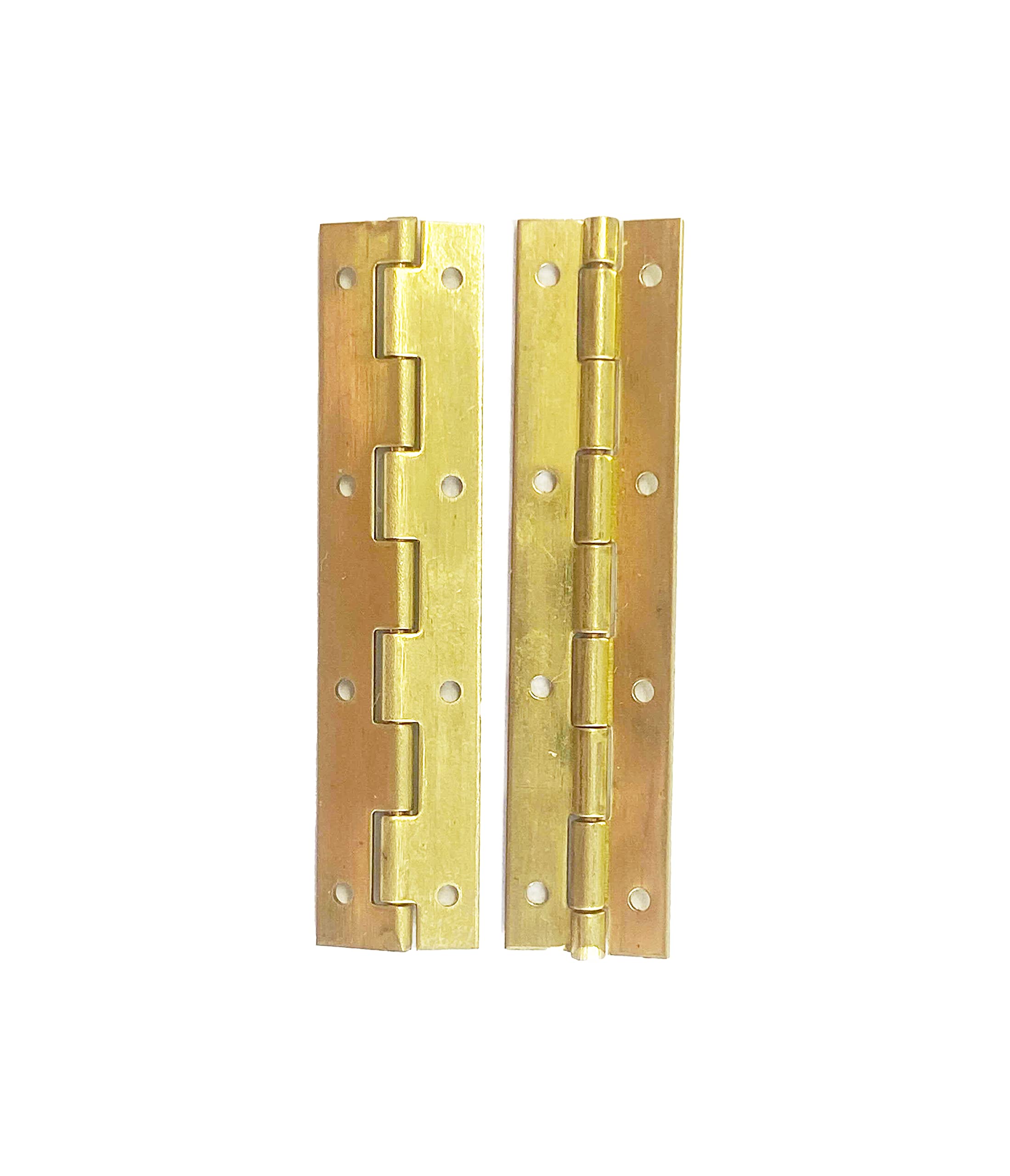 Melody Jane Dollhouse Miniature Brass Butt Hinges 9mm x 40mm - DIY Dollhouse Hardware for Miniature Furniture & DIY Projects | Perfect for Dollhouse Doors, Windows & Crafting