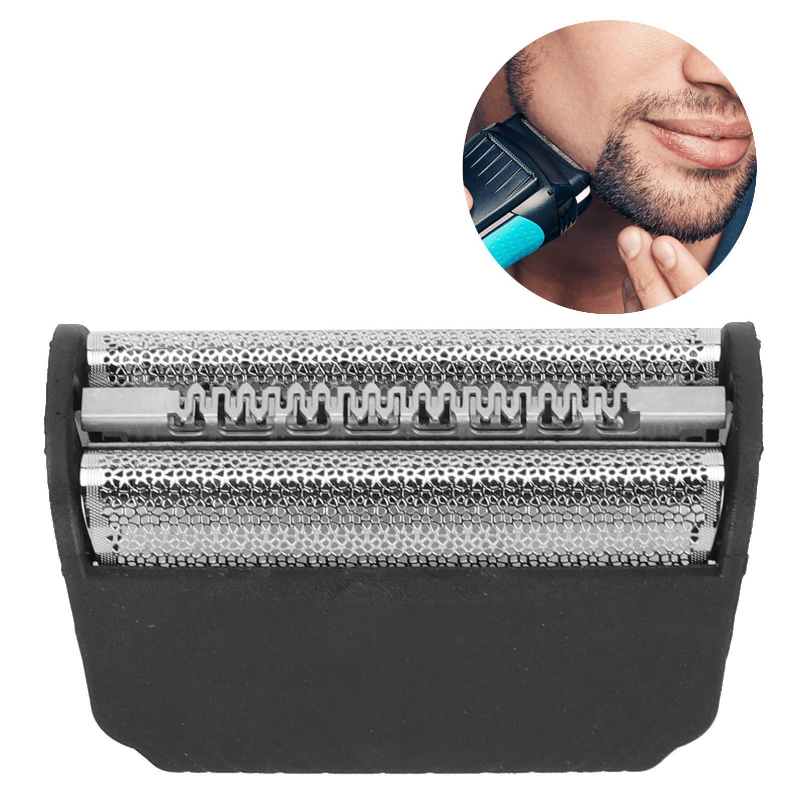 Braun 30B Replacement Cutter Head with Tooth Comb Technology - Compatible with Braun Series 3 310s 330s 340s Electric Shavers - Precision Trimmer for Smooth Shaving at Home or Travel