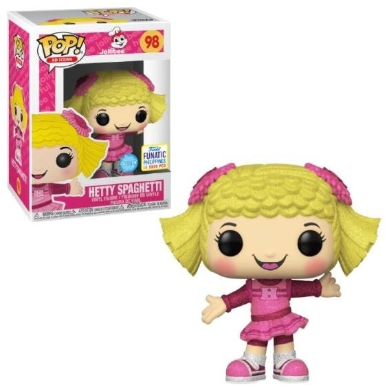 Ad Icon Pop! Vinyl Figure Hetty Spaghetti (Jollibee) [98] - Collectible Funko Pop Toy for Fans & Decor - Perfect for Home Display, Office Decor, and Gift Giving