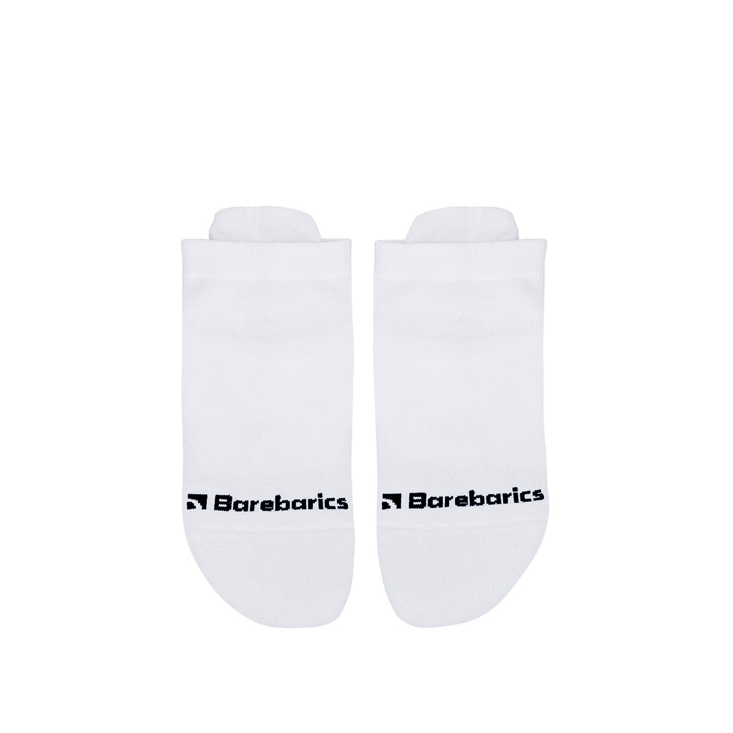 Barebarics Barefoot Socks for Men & Women - Low Cut Minimalist Socks in White | Perfect for Running, Yoga & Everyday Comfort