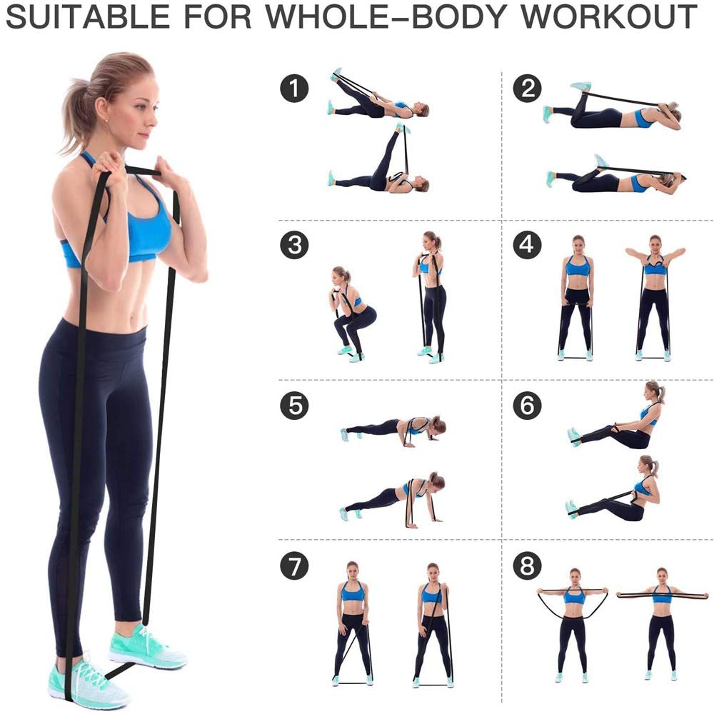 Pull-Up Bands for Women - Heavy Duty Resistance Bands Set for Strength Training, Stretching & Physical Therapy - Ideal for Gym, Home & Outdoor Workouts