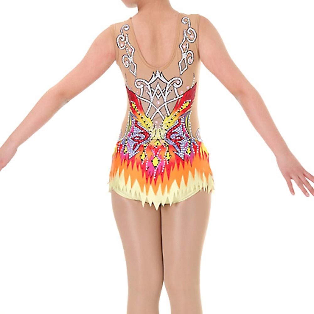 Women's Rhythmic Gymnastics Leotards - Sleeveless Competition Leotard for Girls & Women - Perfect for Gymnastics Training, Performances & Dance Routines